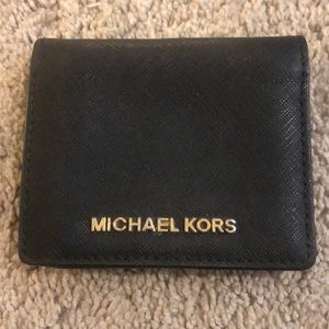 MICHAEL KORS SIMPLE BLACK WALLET